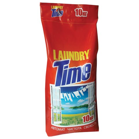 Стиральный порошок-автомат 10 кг, LAUNDRY TIME (Лондри Тайм) 604638 - фото 305930