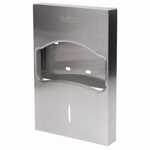 Диспенсер для покрытий на унитаз LAIMA PROFESSIONAL INOX, 1/4 сложения, нержавеющая сталь, матовый, 605704 605704 - фото 306250