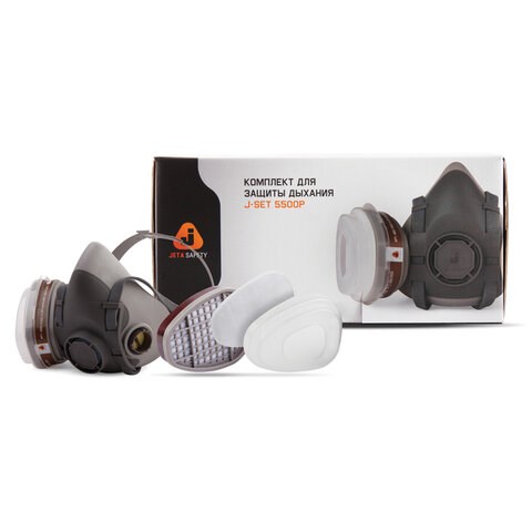 Комплект защитный Jeta Safety 5500P (перчатки, полумаска, фильтр, предфильтр, держатель), размер L, J-SET5500P-L 610894 - фото 307909