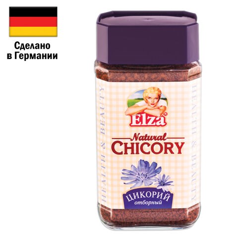 Цикорий ELZA "Natural Chicory" гранулированный 100 г, стеклянная банка, ГЕРМАНИЯ, 7056 621186 - фото 308105
