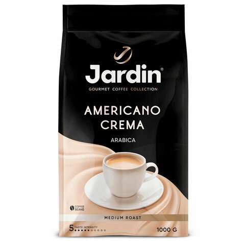 Кофе в зернах JARDIN "Americano Crema" 1 кг, 1090-06-Н 621977 - фото 308129