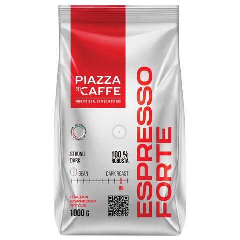 Кофе в зернах PIAZZA DEL CAFFE "Espresso Forte" 1 кг, 1097-06 621982 - фото 308132