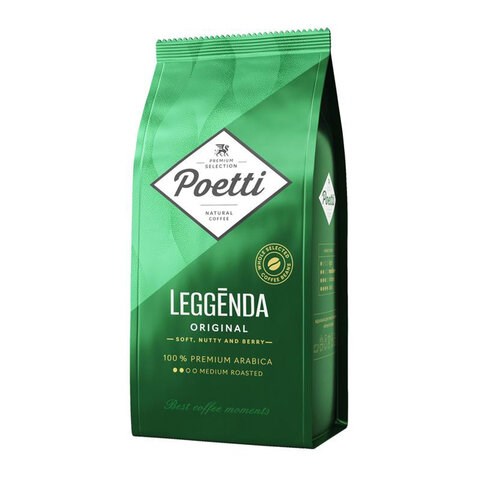 Кофе в зернах Poetti "Leggenda Original" 1 кг, 18001 622728 - фото 308216