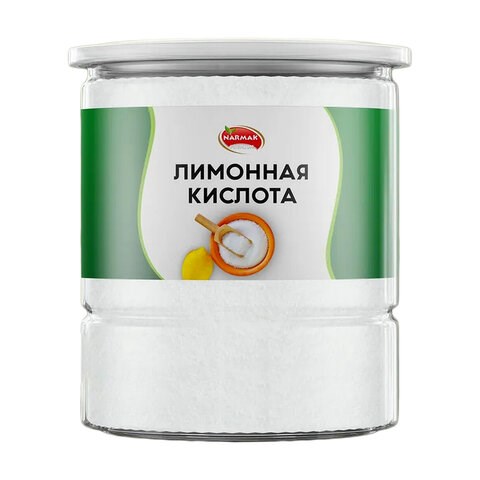 Лимонная кислота 1 кг, пластиковая банка, NARMAK 622755 - фото 308233