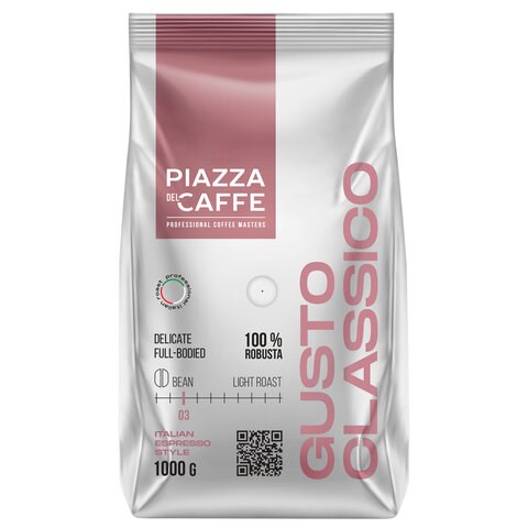 Кофе в зернах PIAZZA DEL CAFFE "Gusto Classico" 1 кг, 1774-06 622758 - фото 308234