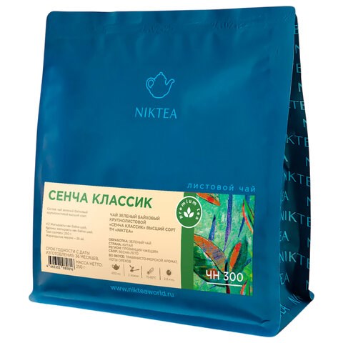Чай листовой NIKTEA "Sencha Classic" зеленый 250 г, TNIKTE-L00002 622912 - фото 308270