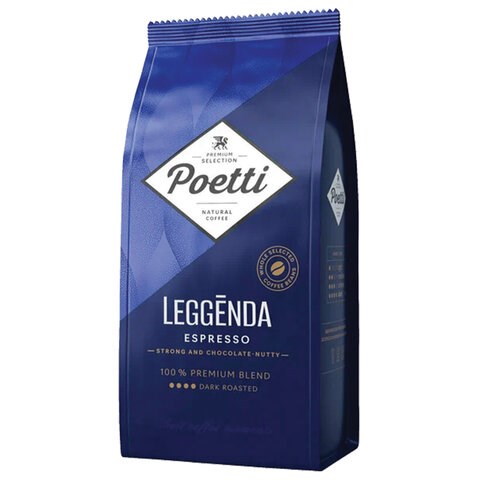 Кофе в зернах POETTI "Leggenda Espresso" 1 кг, 18004 623242 - фото 308287
