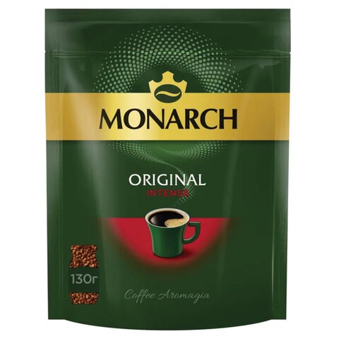 Кофе растворимый MONARCH "Intense" 130 г, сублимированный, 4091472 623501 - фото 308321
