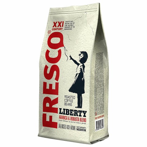 Кофе в зернах FRESCO "Liberty", 900 г 623894 - фото 308350