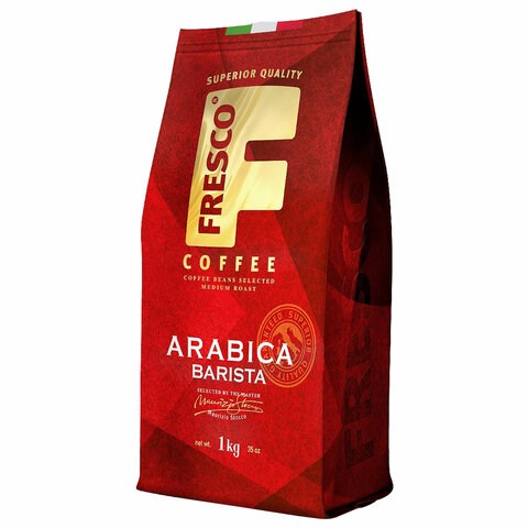 Кофе в зернах FRESCO "Arabica Barista" 1 кг, арабика 100% 623896 - фото 308352