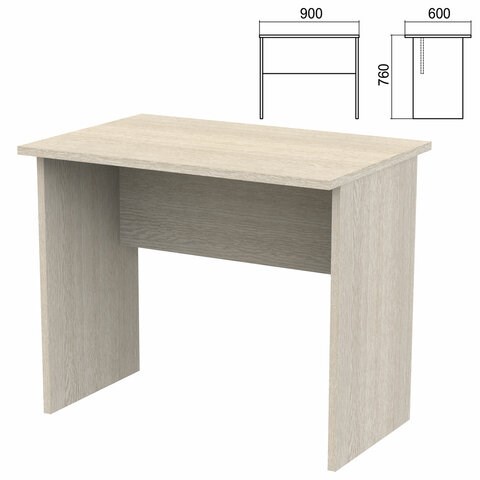 Стол письменный "Арго", 900х600х760 мм, ясень шимо 641241 - фото 308751