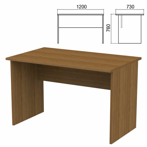 Стол письменный "Арго", 1200х730х760 мм, орех 641254 - фото 308758