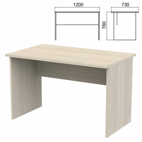 Стол письменный "Арго", 1200х730х760 мм, ясень шимо 641256 - фото 308760