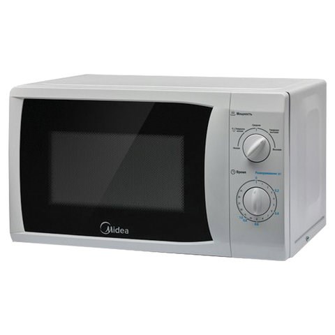 Микроволновая печь MIDEA MM720CFB объем 20 л, мощность 700 Вт, механическое управление, белая 454265 - фото 321964