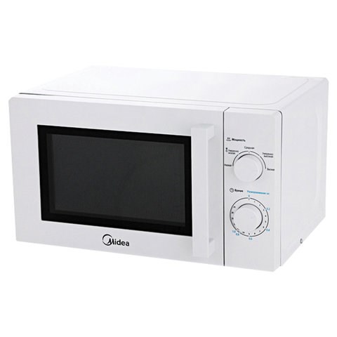 Микроволновая печь MIDEA MM720CY6-W объем 20 л, мощность 700 Вт, механическое управление, белая 454272 - фото 321966