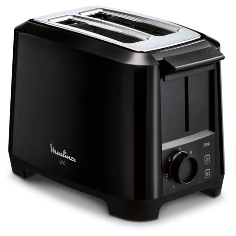 Тостер MOULINEX LT140811, 800 Вт, 2 тоста, 7 режимов, пластик, черный, 8010000210 456477 - фото 322294