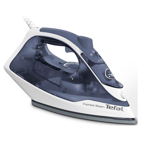 Утюг TEFAL FV2837E0, 2400 Вт, керамическое покрытие, самоочистка, синий 456501 - фото 322304