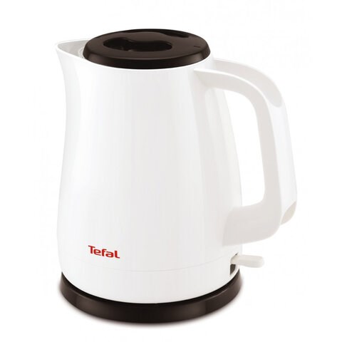 Чайник TEFAL KO150130, 1,5 л, 2400 Вт, закрытый нагревательный элемент, пластик, белый, 7211002180 456511 - фото 322310