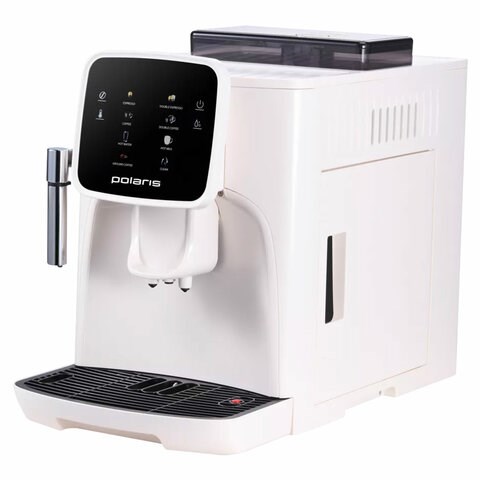 Кофемашина POLARIS PACM 2047SW, 1450 Вт, объем 1,8 л, автокапучинатор, белая, 81404 456722 - фото 322400