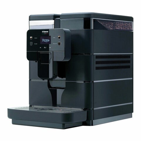 Кофемашина SAECO NEW ROYAL BLACK, 1400 Вт, объем 2,5 л, для зерен 600 г, без капучинатора, черная, 9J0040 456803 - фото 322429