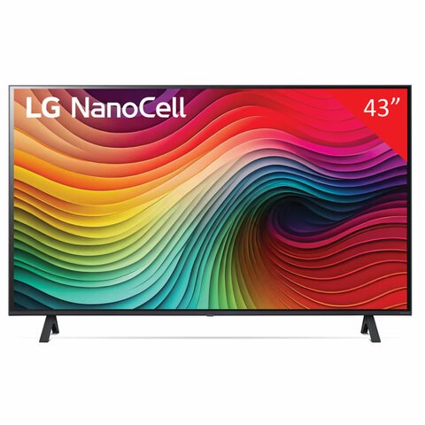 Телевизор LG 43NANO80T6A, 43" (108 см), NanoCell, 3840 x 2160, 4K, 16:9, SmartTV, Wi-Fi, черный 457149 - фото 322503
