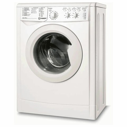 Стиральная машина INDESIT IWSC 6105, 1000 об/мин, 6 кг, фронтальная загрузка, 16 программ, белая, 869990767720 457172 - фото 322512