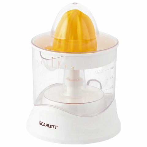 Соковыжималка для цитрусовых SCARLETT SC-JE50C02, 25 Вт, стакан 0,7 л, пластик, белый 457193 - фото 322526