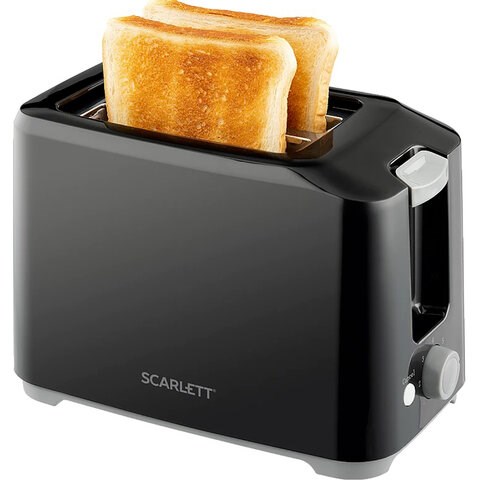 Тостер SCARLETT SC-TM11020, 700 Вт, 2 тоста, 7 режимов, механическое управление, пластик, черный 457217 - фото 322544
