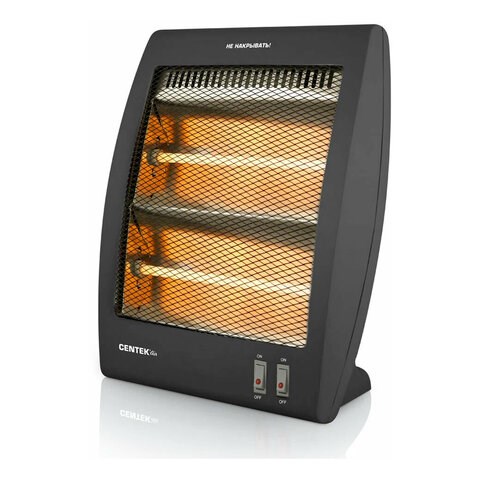 Обогреватель инфракрасный CENTEK CT-6100 DGY, 800 Вт, 2 режима, напольная установка, черный 457459 - фото 322579
