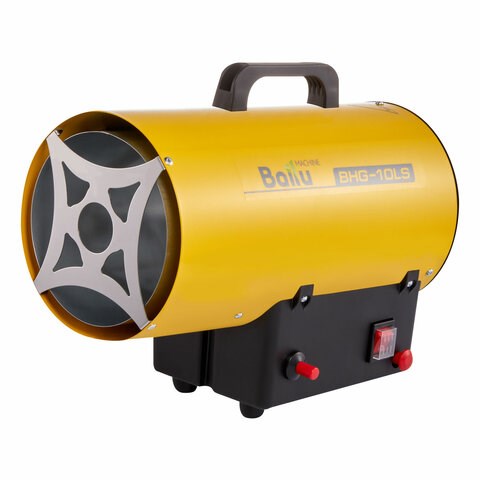 Тепловая пушка газовая BALLU BHG-10LS, 10000 Вт, 220 B, максимальный расход 1 м3/час, желтая, НС-1422414 457477 - фото 322591
