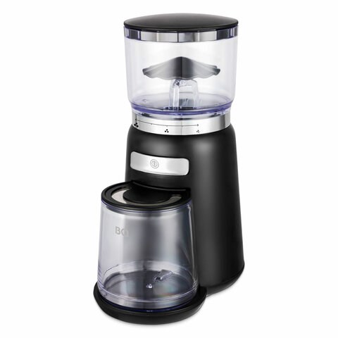 Кофемолка BQ (БИ-КЬЮ) CG2001, мощность 120 Вт, вместимость 210 г, 20 степеней помола, черная, 86199010 457498 - фото 322599