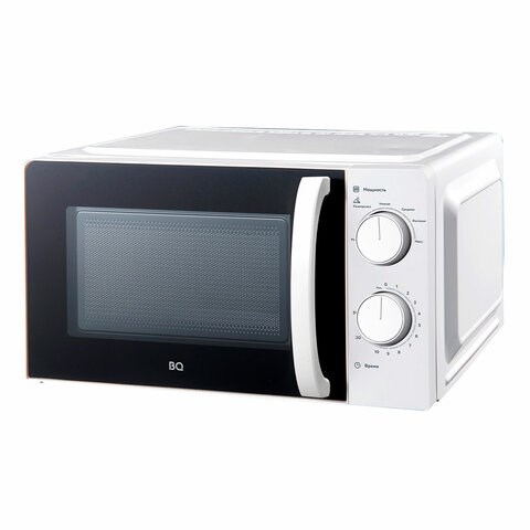 Микроволновая печь BQ (БИ-КЬЮ) MWO 20006SM/W, объем 20 л, мощность 700 Вт, механическое управление, белая, 86190542 457501 - фото 322602