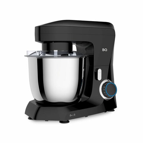 Миксер планетарный BQ (БИ-КЬЮ) MX342, 1600 Вт, 10 скоростей, 3 насадки, металлическая чаша 4,5 л, черный, 86195975 457503 - фото 322604