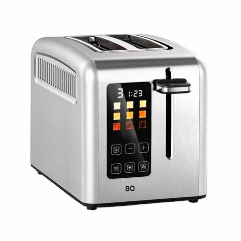 Тостер BQ (БИ-КЬЮ) T2002, 950 Вт, 2 тоста, 9 режимов, сенсорное управление, нержавеющая сталь, 86197754 457540 - фото 322627