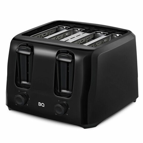 Тостер BQ (БИ-КЬЮ) T4001, 1400 Вт, 4 тоста, 6 режимов, пластик, черный, 86197957 457541 - фото 322628