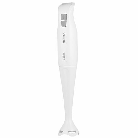 Блендер погружной CENTEK CT-1341, 600 Вт, 2 скорости, 1 насадка, белый, CT-1341 White 457569 - фото 322653