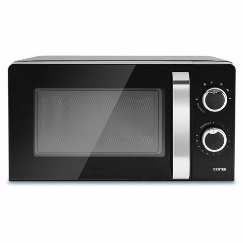Микроволновая печь CENTEK CT-1575, объем 20 л, мощность 700 Вт, механическое управление, черная 457602 - фото 322674