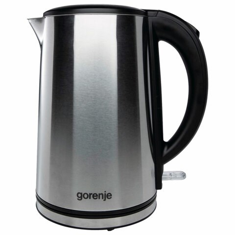 Чайник GORENJE K15DWS, 1,5 л, 2200 Вт, закрытый нагревательный элемент, металл, 740214 457656 - фото 322707