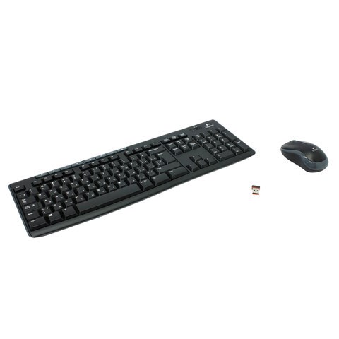 Набор беспроводной LOGITECH MK270, клавиатура, мышь 2 кнопки + 1 колесо-кнопка, черный, 920-004518 511449 - фото 322808