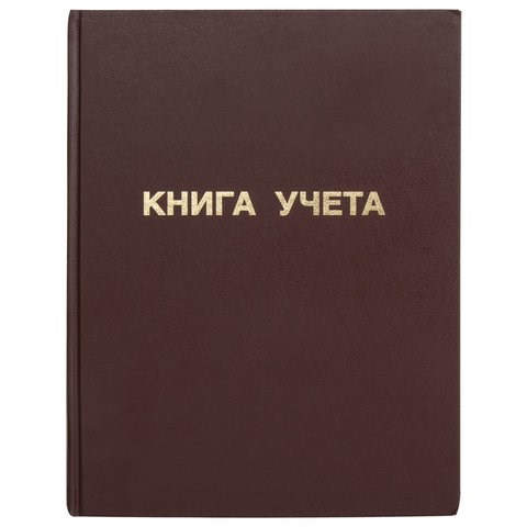 Книга учета 96 л., клетка, твердая, бумвинил, блок офсет, А4 (210х265 мм), STAFF, 130042 130042 - фото 324702