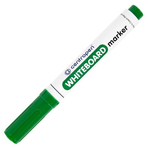Маркер стираемый для белой доски ЗЕЛЕНЫЙ, CENTROPEN "Dry-Wipe", 2,5 мм, 8559, 5 8559 0110 151112 - фото 325834
