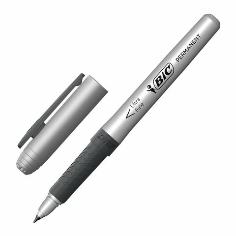 Маркер перманентный BIC "Intensity Ultra Fine", ЧЕРНЫЙ, тонкий наконечник 0,8 мм, 8290801 151562 - фото 325952