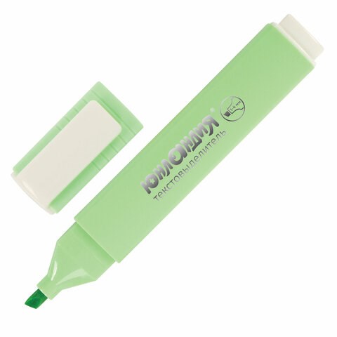 Текстовыделитель ЮНЛАНДИЯ "COLORSTAR PASTEL", МЯТА, линия 1-4 мм, 151711 151711 - фото 325980