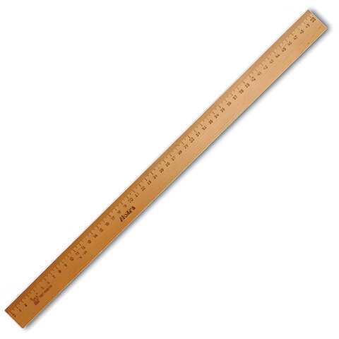Линейка деревянная, 50 см, ЛП-500, МОЖГА, С209, C209 210148 - фото 327462