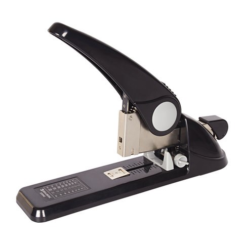Степлер МОЩНЫЙ №24/6-23/24 BRAUBERG "Heavy duty GT", до 200 листов, черный, 220940 220940 - фото 327673