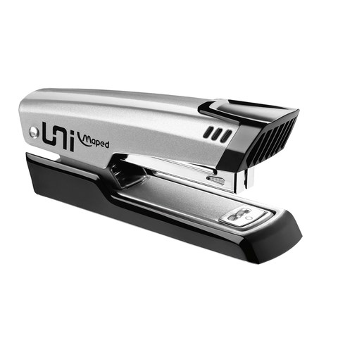 Степлер №24/6, 26/6 металлический MAPED "Universal Metal" + 400 скоб, до 25 листов, серый, 539200, 039200 223140 - фото 327892