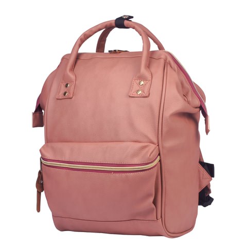 Рюкзак BRAUBERG CELEBRITY универсальный, экокожа, длинные ручки, коралловый, 34х23х15 см, 227078 227078 - фото 328266