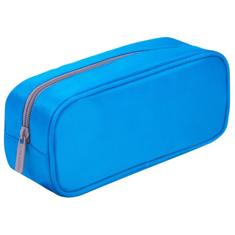 Пенал-косметичка BRAUBERG, мягкий, "KING SIZE BLUE", 20х8х9 см, 229018 229018 - фото 328576