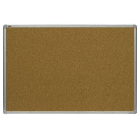 Доска пробковая для объявлений 120x180 см, алюминиевая рамка, 2х3 OFFICE, (Польша), TCA1218 236536 - фото 329114