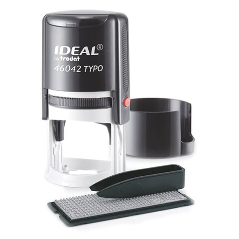 Печать самонаборная 1,5-круга, оттиск D=42 синий,TRODAT IDEAL 46042DB-R1,5, крышка, КАССА В КОМПЛЕКТЕ, 161484 237935 - фото 329447